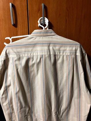 Camisa Pierre Cardin rayas bordado vintage