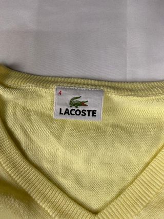 Maglione Lacoste V-neck Giallo Taglia M