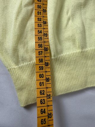 Maglione Lacoste V-neck Giallo Taglia M