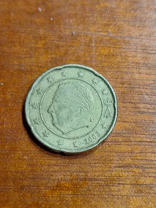Moneda de 20 Céntimos Euro 2003 con error