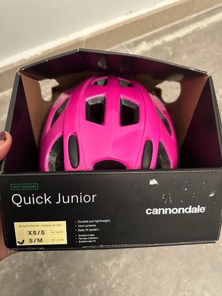 Casco Cannondale Quick Junior Rosa