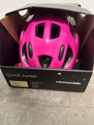 Casco Cannondale Quick Junior Rosa