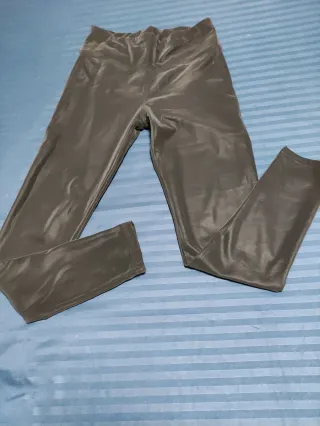 Leggings efecto cuero M