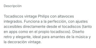 Giradischi Philips Grigio