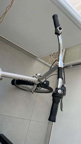 Bicicleta Plegable Blanca