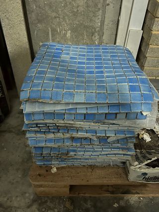 Láminas Gresite Azul 31x31 cm (80 unidades aprox.)