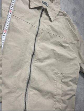 Cazadora Beige Cremallera