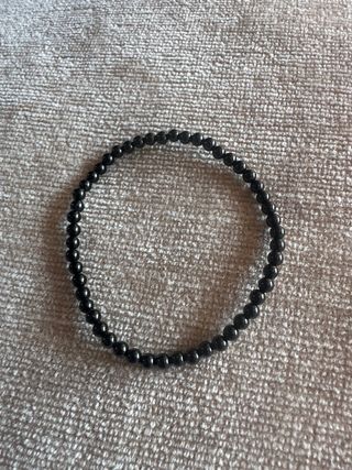 Pulsera Turmalina Negra 4mm