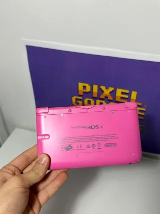 Nintendo 3DS XL Rosa + Caricatore Originale
