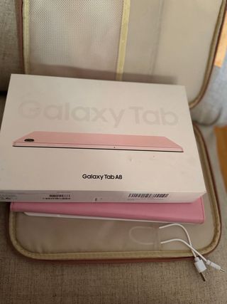 Samsung Galaxy Tab A8 Oro Rosa Casi Nueva