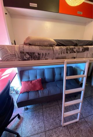 Muebles habitación: Escritorio, Sofá Cama