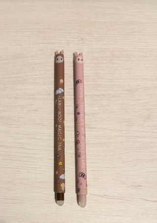 Bolígrafos Gel Borrables Labubu