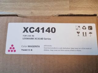 Tóner tinta Magenta impresora Lexmark XC4140
