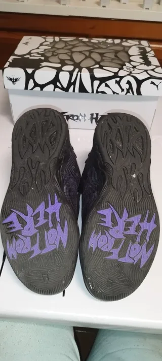 Zapatillas Baloncesto Negras Multicolor