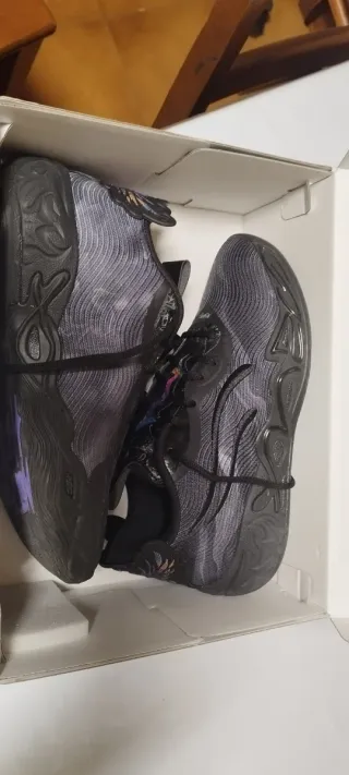 Zapatillas Baloncesto Negras Multicolor