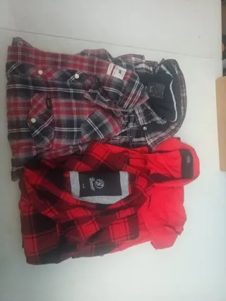 Lote de 4 Camisas Manga Larga Hombre Talla L