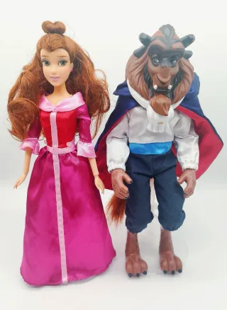 Set Bambole La Bella e la Bestia Disney