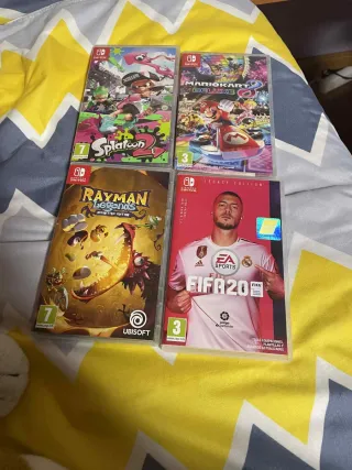 Pack 4 Juegos Nintendo Switch: FIFA 20, Mario Kart