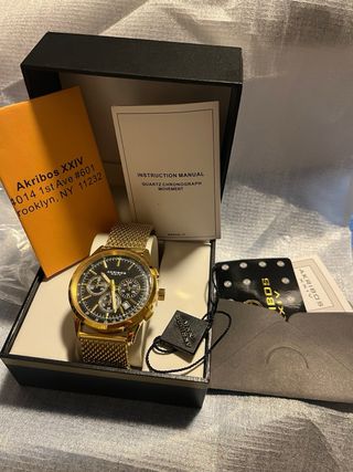 Reloj AKRIBOS XXIV Dorado NO ENVÍOS