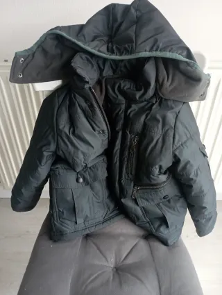 Cazadora niño gris oscuro