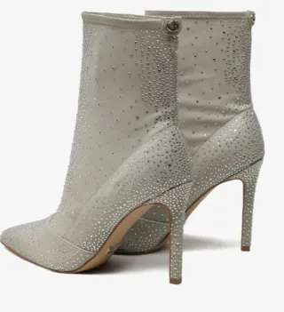 Botín Guess Mujer Plata Sin Estrenar