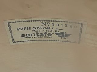 Batería Acústica 6 Piezas Roja