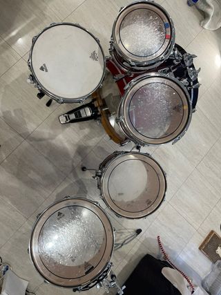 Batería Acústica 6 Piezas Roja