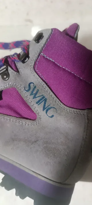 Scarpe trekking donna SWING grigio/viola