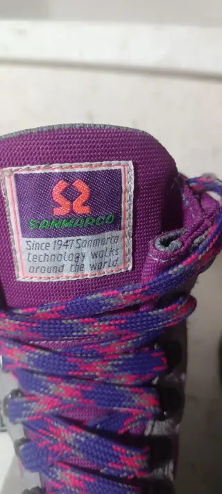 Scarpe trekking donna SWING grigio/viola