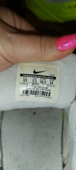 Zapatillas Nike Air Max 90 Amarillas fosforitas.