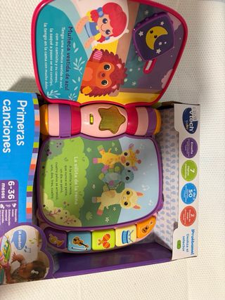 Libro Interactivo VTech Primeras Canciones Bebé