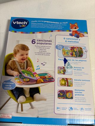 Libro Interactivo VTech Primeras Canciones Bebé