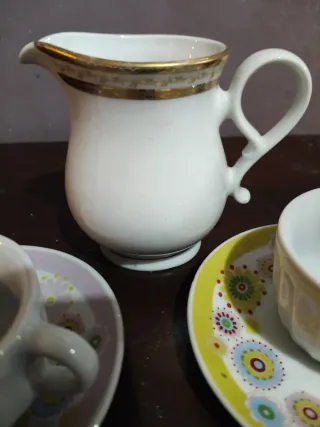 Set 2 Tazzine Caffè Porcellana Floreale