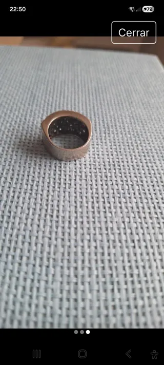 Anillo plata con piedras turquesa y coral