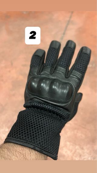 Guantes de moto de cuero Solmotion