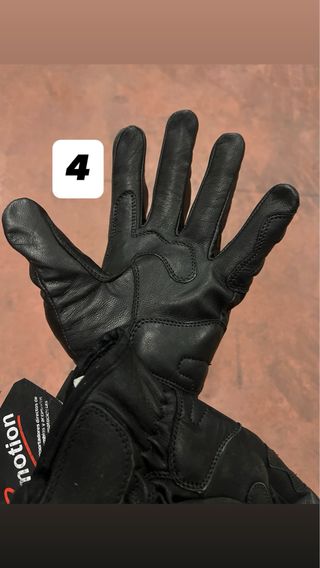 Guantes de moto de cuero Solmotion