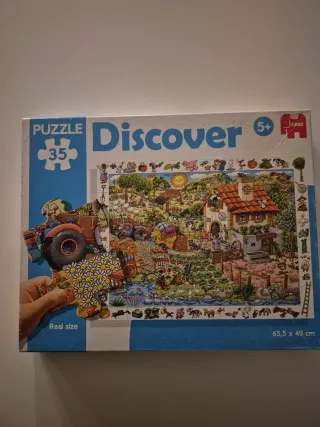 Puzzle Discover Granja 35 piezas Jumbo 5+