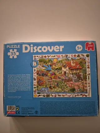 Puzzle Discover Granja 35 piezas Jumbo 5+