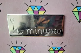 Bolso Tote Minueto Diamantes Rosa