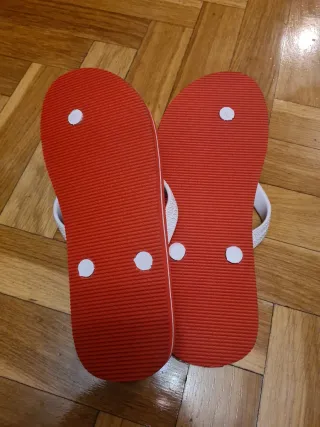 Chanclas Real Sporting Gijón Talla 37/38