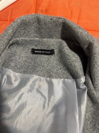 Cappotto grigio made in Italy