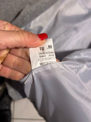 Cappotto grigio made in Italy