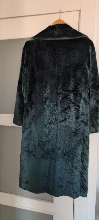 Abrigo efecto pelo Purificación García oversize