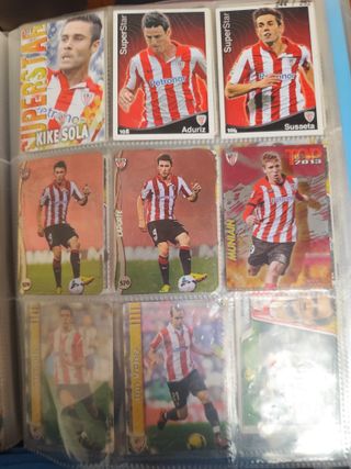 Lote cromos Athletic Club Bilbao ESCUCHO OFERTAS