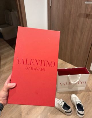 Zapatillas Valentino Blancas y Azules