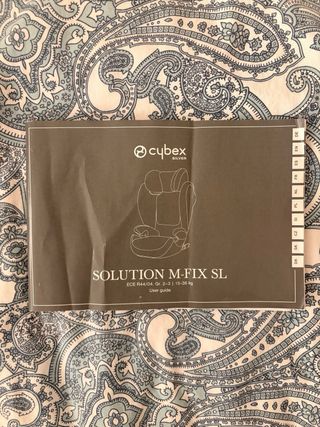 Silla coche Cybex Solution M-Fix SL