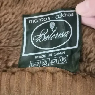 Manta de forro polar con flores