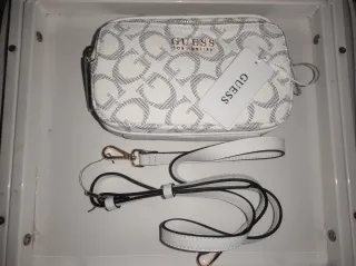 Bolso Guess Blanco y Gris