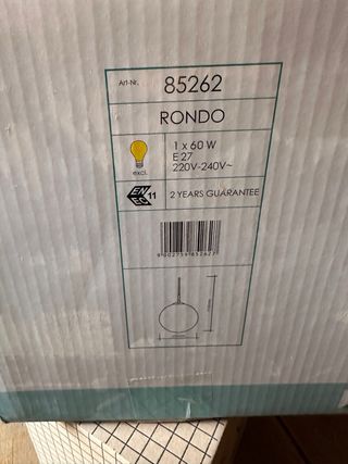 Lámparas colgantes esféricas