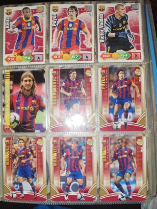 Lote cromos fútbol FC Barcelona Messi ESCUCHO OFER